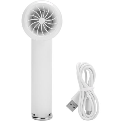 Ventilateur portable pliable rechargeable par USB avec écran LED et refroidissem