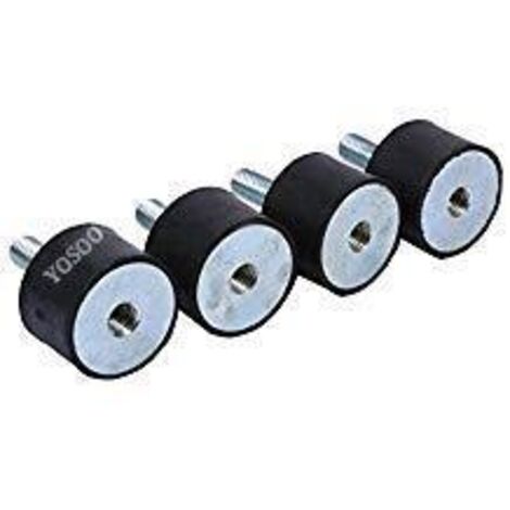 Eosnow,4x supports en caoutchouc amortisseur Anti Vibration Silentblock bobines M8