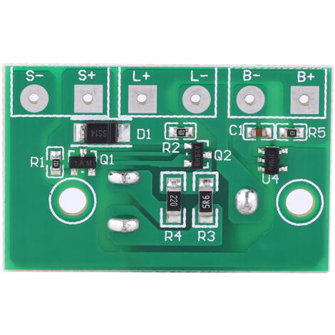 Eosnow Circuit imprimé de commande de module de contrôleur de lampe solaire avec interrupteur pour batterie au lithium 3,7 V (1/5)