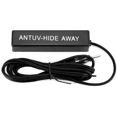 Eosnow Antenne cachée universelle de signal aérien de radio stéréo de voiture améliorée noire