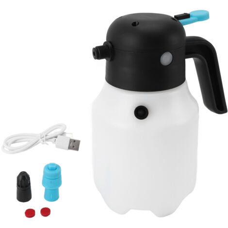 Eosnow Pulvérisateur de mousse 2000mAh 1,8l, bouteille de pulvérisation électrique PP pressurisée sans fil pour le lavage de voiture et le jardin (1/5)