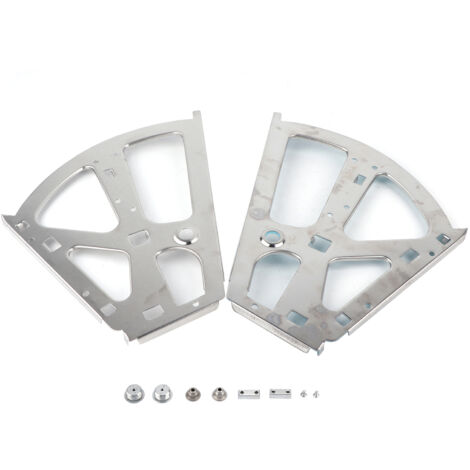 2 pièces en acier inoxydable chaussures tiroir armoire charnières Turing Rack remplacement raccords (2 couches) (1/5)