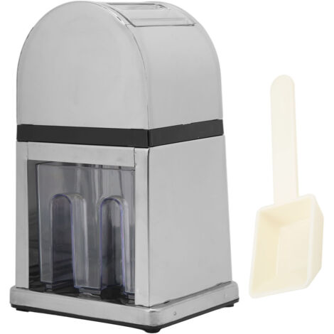 Eosnow Broyeur à glace manuel, Machine à glace rasée à manivelle, économie de travail, avec couvercle Transparent, pour maison, Bar, Restaurant (1/5)