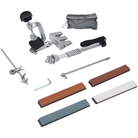 Rehoo Pro affteur de couteaux robuste pierre à aiguiser professionnelle outils de cuisine à Angle constant RH 006 (1/5)