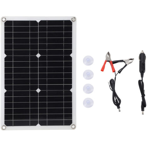 Rendement monocristallin semi-flexible de panneau solaire de 18V 20W imperméable pour le bateau de yacht de camping-car de voiture (1/5)