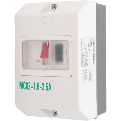 Eosnow Disjoncteur de protection moteur MC02‑1,6‑2,5 A 50/60 Hz ABS étanche / 380 V (1/5)