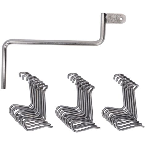 Eosnow 20 pièces tendeur de fil de clture fixation ferme outil tendeur de fil de clture en acier avec poignée de serrage pour ferme de jardin