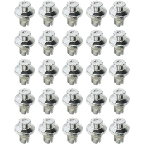 Eosnow 25 pièces de Rivets de jante de roue, écrous à lèvres pour jantes de la série AH Ds, vis à capuchon, pneu (1/5)
