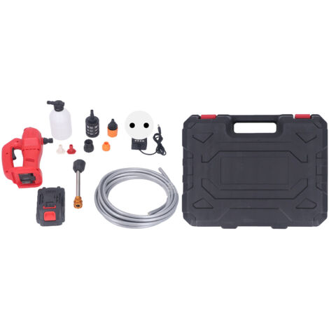 Eosnow Nettoyeur haute pression sans fil, 350PSI, portée de 9m, 60W, Portable, alimenté par batterie, nettoyeur de voiture à haute pression, 100 à 240V, prise ue (1/5)