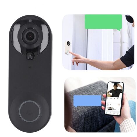 Sonnette vidéo WiFi sans fil 1080P, moniteur d'appel, caméra extérieure, système d'interphone vidéo (1/5)