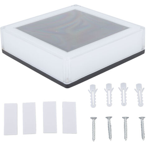 Eosnow Lampadaire solaire extérieur IP67 étanche lampadaire à énergie solaire pour les cltures de colonne de balustrades de cours (1/5)