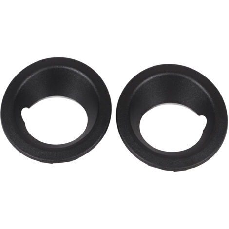 Eosnow Couvercle d'anneau de phare antibrouillard pour pare-choc avant, 2 pièces, noir 51113400912, remplacement pour X3 E83 2004 – 2006