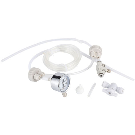 Eosnow 1 ensemble blanc bricolage Aquarium planté réservoir CO2 système Pro Tube Valve jauge bouteille bouchon Kit (1/5)