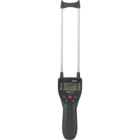 Humidimètre numérique LCD à double sonde, testeur d'humidité de Grain rétro-éclairé avec invite vocale pour haricots, riz, blé, mas