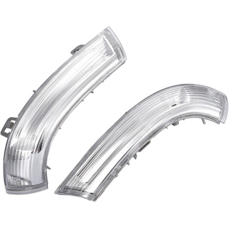 Eosnow Paire d'indicateurs de rétroviseur, clignotant, lentille LED, ampoule gauche droite pour 1K0949101