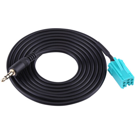 Eosnow Cable auxiliaire de connecteur de voiture, 6 broches à 3.5mm, pour Renault, liste de mise à jour, ligne de données Automobile