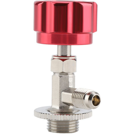 Décapsuleur pour réfrigérant R134a, vanne de distribution M14 en acier inoxydable haute performance (1/5)