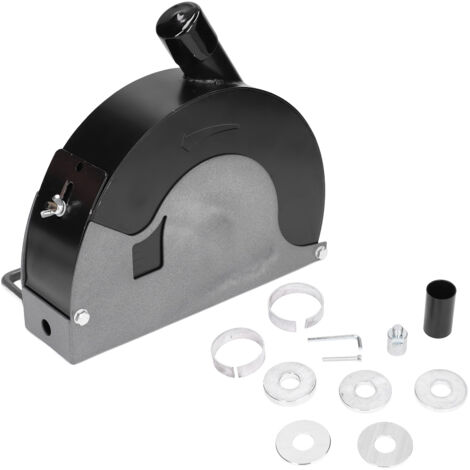 Couvercle anti-poussière de coupe pour meuleuse d'angle Q‑ 230F 9 pouces, pour fente de lame de scie double 230, coupe à sec (1/5)