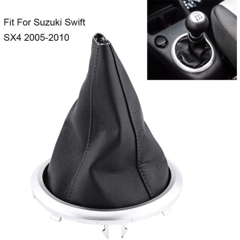Eosnow Cadre de levier de changement de vitesse manuel noir pour voiture, couvercle de démarrage adapté à Suzuki Swift SX4 2005 – 2010 (1/5)