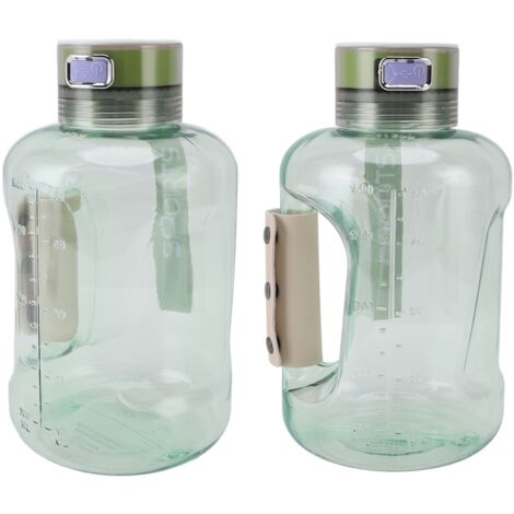Bouteille d'eau à hydrogène 1,5 L Technologie SPE PEM 1300 ppb à 1800 ppb Générateur d'eau riche en hydrogène portable Bouilloire de sport pour la famille et le fitness Vert clair (1/5)