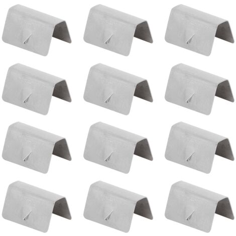 Eosnow Clips de retenue de fixation en acier inoxydable, 12 pièces, canal de déflecteur de pluie et de vent pour voiture, adaptés à HEKO G3