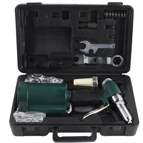 Eosnow Kit de riveteuse pneumatique pour pistolet à rivets hydraulique à air industriel, 2,4 à 4,8 mm