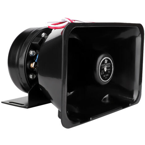 Jeffergarden 12V 200W Super Loud Universal Car Warning Alarm Horn Speaker Work with Alarm System
