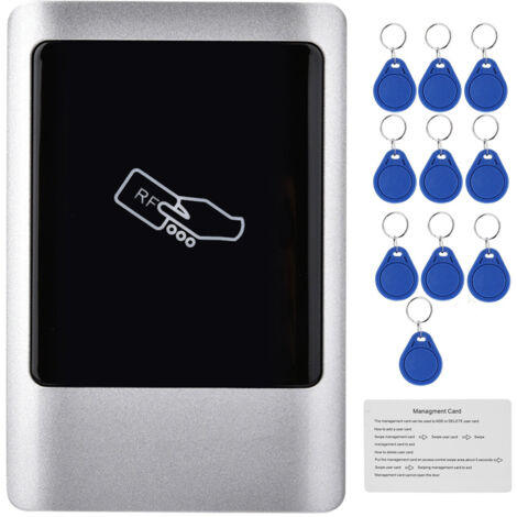 Eosnow Lecteur RFID extérieur Wiegand, gestion d'accès aux portes étanches, carte à puce (IC) (1/5)