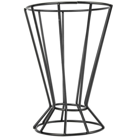 Eosnow Support de plante géométrique en forme de tour Enneagon en fer, support de jardin pour fleurs (noir) (1/5)