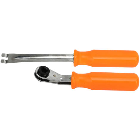 Eosnow Jeu d'outils de réglage automatique du jeu, 2 pièces, libération d'extrémité de fourche, clé à cliquet Double carrée pour camions et remorques