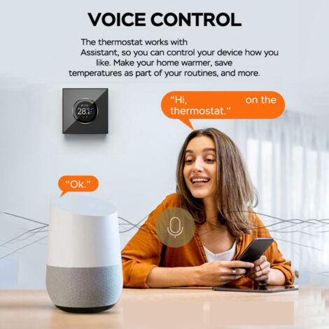 Thermostat Intelligent Pour Hammam Et Sauna Avec Écran Couleur - Contrôle Précis Température, Bouton Tactile, Idéal Chauffage Au Sol