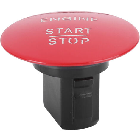Eosnow Bouton poussoir de démarrage et d'arrêt sans clé pour moteur, interrupteur rouge 2215450714 adapté pour MercedesBenz W176 C117 X218 (1/5)
