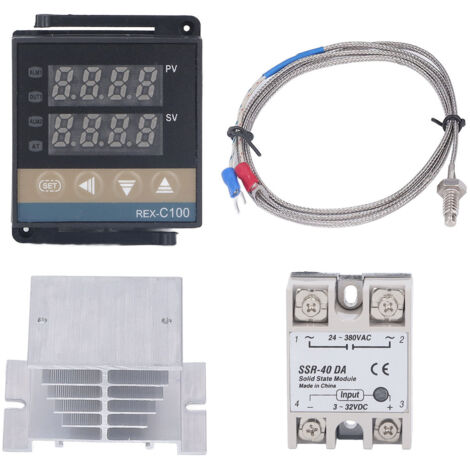 0 ℃ 1300 ℃ Alarme REX-C100 Kits De Contrôleur De Température PID LED Numerique Ac110v 240v 88396618 0 ℃ 1300 ℃ Alarme REX-C100 Kits De Contrôleur De Température PID LED Numerique Ac110v 240v 88396618