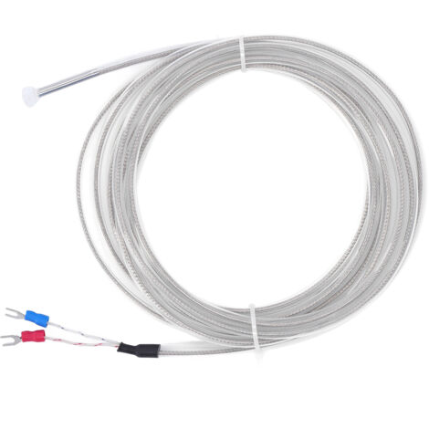 Thermocouple Type K 3 M -50°C à +482°C – Capteur Température Mini-Connecteur, Fil 1 Mm, Pour Thermomètre Industriel