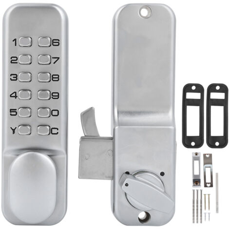 Eosnow 1-11 chiffres combinaison mécanique verrouillage de porte coulissante Accès sans clé pour le balcon de bureau de cuisine (1/5)
