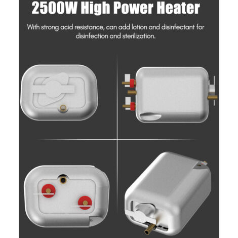 Decdeal Nettoyeur vapeur portatif 1500 W haute puissance 6 vitesses réglables pratique pour réfrigérateur de cuisine (1/5)