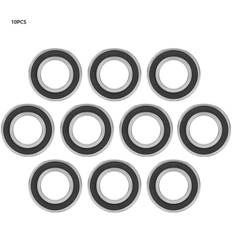 Lot De 10 Roulements à Billes 6005 2RS - 25x47x12 Mm MONTERAL Pour Moteurs Et Machines