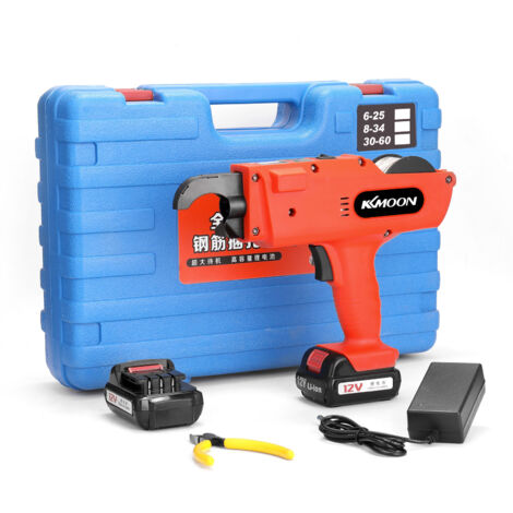 KKmoon 12 V Automatic 8-34MM Rebar Tier Cordless Rechargeable Tying Binding Machine (1/5)