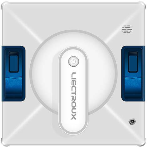 Liectroux YW509 Robot Aspirateur de Fenêtres, Double Pulvérisation d'Eau, Puissance d'Aspiration 3000 Pa, Capteur Laser Anti-chute, 3 Modes de Nettoyage, Planification Intelligente du Chemin - Blanc