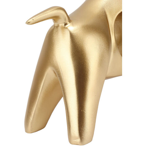 Poignée De Porte Sculptée Tribale Dorée – Laiton – Figurine Décorative