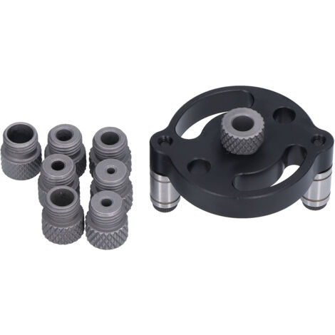 Eosnow Localisateur de perforateur Vertical en alliage d'aluminium, chevilles rondes, positionneur de perçage de menuiserie (1/5)