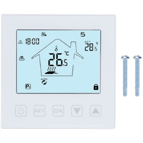 Eosnow Thermostat de chauffage de température de télécommande intelligente du ménage Thermostat AC230V 50 / 60Hz (1/5)