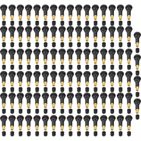 Eosnow Tige de Valve de pneu à pression, 100 pièces, remplacement universel pour voiture et moto (TR413) (1/5)