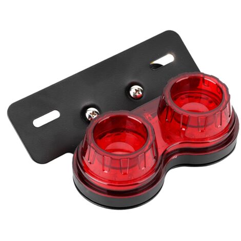12V moto universelle moto LED feu de plaque arrière feu arrière blanc 12V moto universelle moto LED feu de plaque arrière feu arrière blanc
