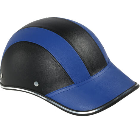 Casque Protection Légère ABS Qihuyi Casque Moto Demi-Coque Rétro - Style Baseball Allemand Pour Cruiser Et Scooter Casque Scooter Vintage