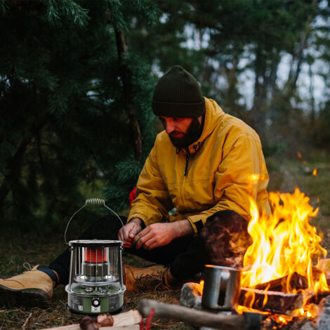 Chauffage Au Kérosène Portable Pour Camping - 6L De Réservoir, Réglable - Idéal Pêche Sur Glace, Extérieur, Intérieur Sécurisé - 6