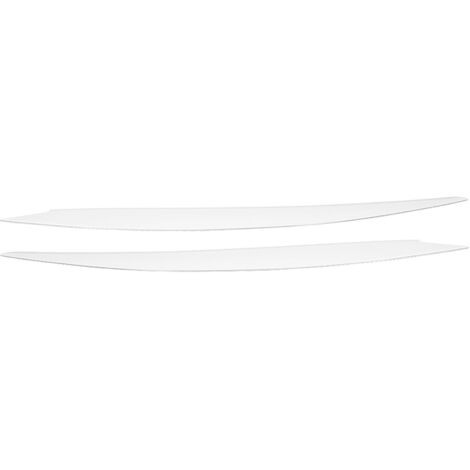 Eosnow Une paire de couvercles de paupières à sourcils pour phares, pour Golf 7 GTI 2013 – 2018, blanc (1/5)