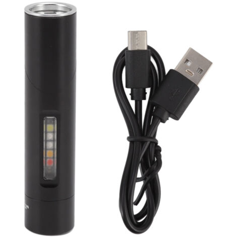 Eosnow Mini lampe de poche à tête inclinable à 90 degrés, torche magnétique rechargeable à LED