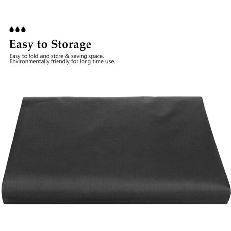 Eosnow Housse de protection pour table de ping-pong, tissu Oxford, imperméable, avec cordon de serrage, protection complète contre la poussière, pour terrasse intérieure ou extérieure