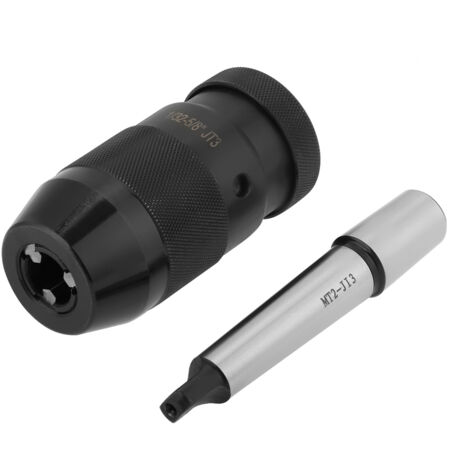 Eosnow Mandrin de perçage sans clé, adaptateur d'embout pratique d'une capacité de 1 à 16 mm, livré avec un arbre conique MT2-JT3, pour le fraisage de machines (1/5)
